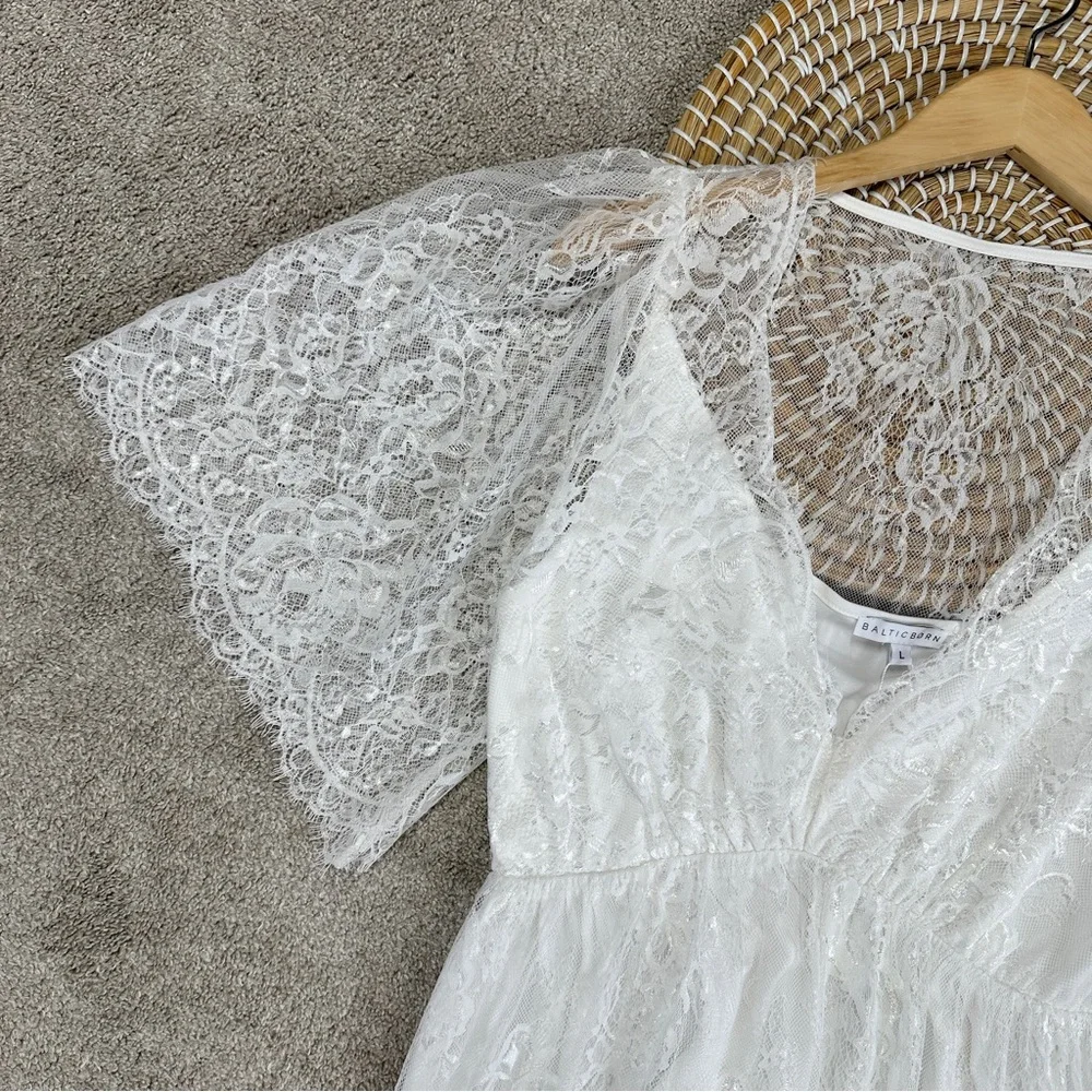Baltic Born White Lace Maxi Dress - Picture 6 of 15